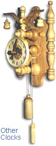 wooden clocks