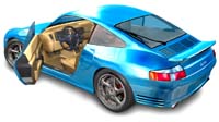 3D porsche model